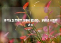 探寻王者荣耀荣耀币查看路径，掌握虚拟资产动态