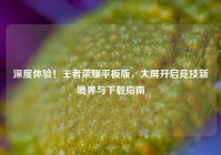深度体验！王者荣耀平板版，大屏开启竞技新境界与下载指南