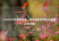 CSGO大行动速通指南，高效任务技巧与全奖励获取攻略