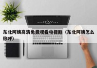 东北阿姨高清免费观看电视剧（东北阿姨怎么称呼）
