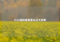 PUBG国际服鬼畜玩法大探索