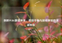 剖析PUBG数值体系，竞技平衡与游戏体验的关键所在
