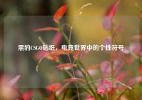 黑豹CSGO贴纸，电竞世界中的个性符号