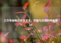 工作电脑畅玩绝地求生，性能与合规的两难探讨