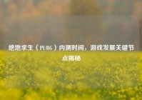 绝地求生（PUBG）内测时间，游戏发展关键节点揭秘