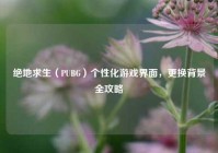 绝地求生（PUBG）个性化游戏界面，更换背景全攻略