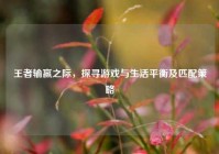 王者输赢之际，探寻游戏与生活平衡及匹配策略