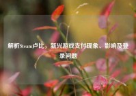 解析Steam卢比，新兴游戏支付现象、影响及登录问题