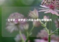 王子良，逐梦路上的奋斗者与教授履历