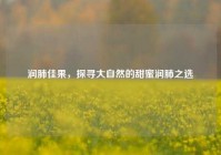 润肺佳果，探寻大自然的甜蜜润肺之选