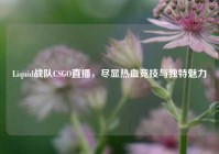 Liquid战队CSGO直播，尽显热血竞技与独特魅力