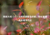 穿越火线（CF）分辨率调整全攻略，轻松掌握高低调节     