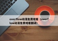 overflow动漫免费观看（overflow动漫免费观看翻译）