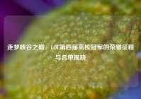 逐梦峡谷之巅，LOL第四届高校冠军的荣耀征程与名单揭晓