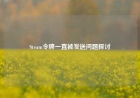 Steam令牌一直被发送问题探讨
