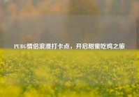 PUBG情侣浪漫打卡点，开启甜蜜吃鸡之旅