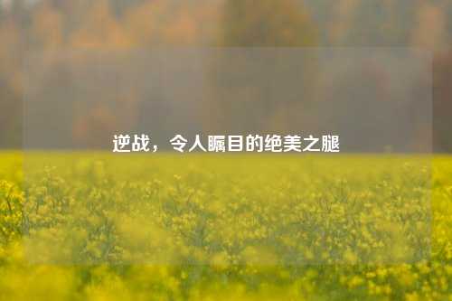 逆战,令人瞩目的绝美之腿