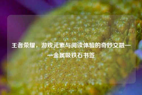 王者荣耀,游戏元素与阅读体验的奇妙交融——金属吸铁石书签