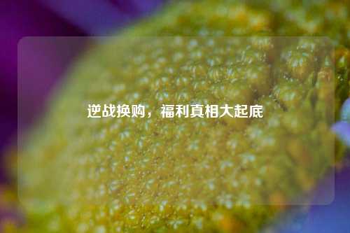 逆战换购,福利真相大起底
