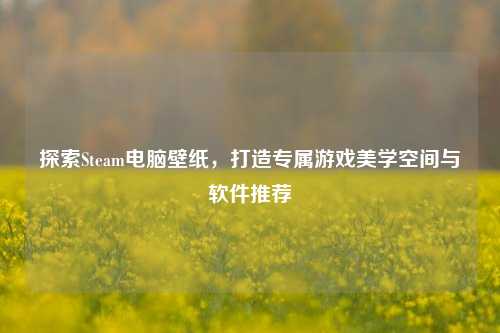 探索Steam电脑壁纸,打造专属游戏美学空间与软件推荐