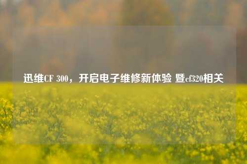 迅维CF 300,开启电子维修新体验 暨cf320相关