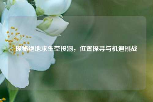 探秘绝地求生空投洞,位置探寻与机遇挑战